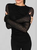Mermaid Net Long Sleeve Top